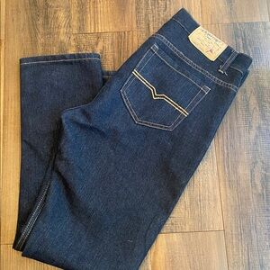 Vintage Dark Blue Denim Jeans